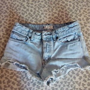 Free People Jean Shorts
